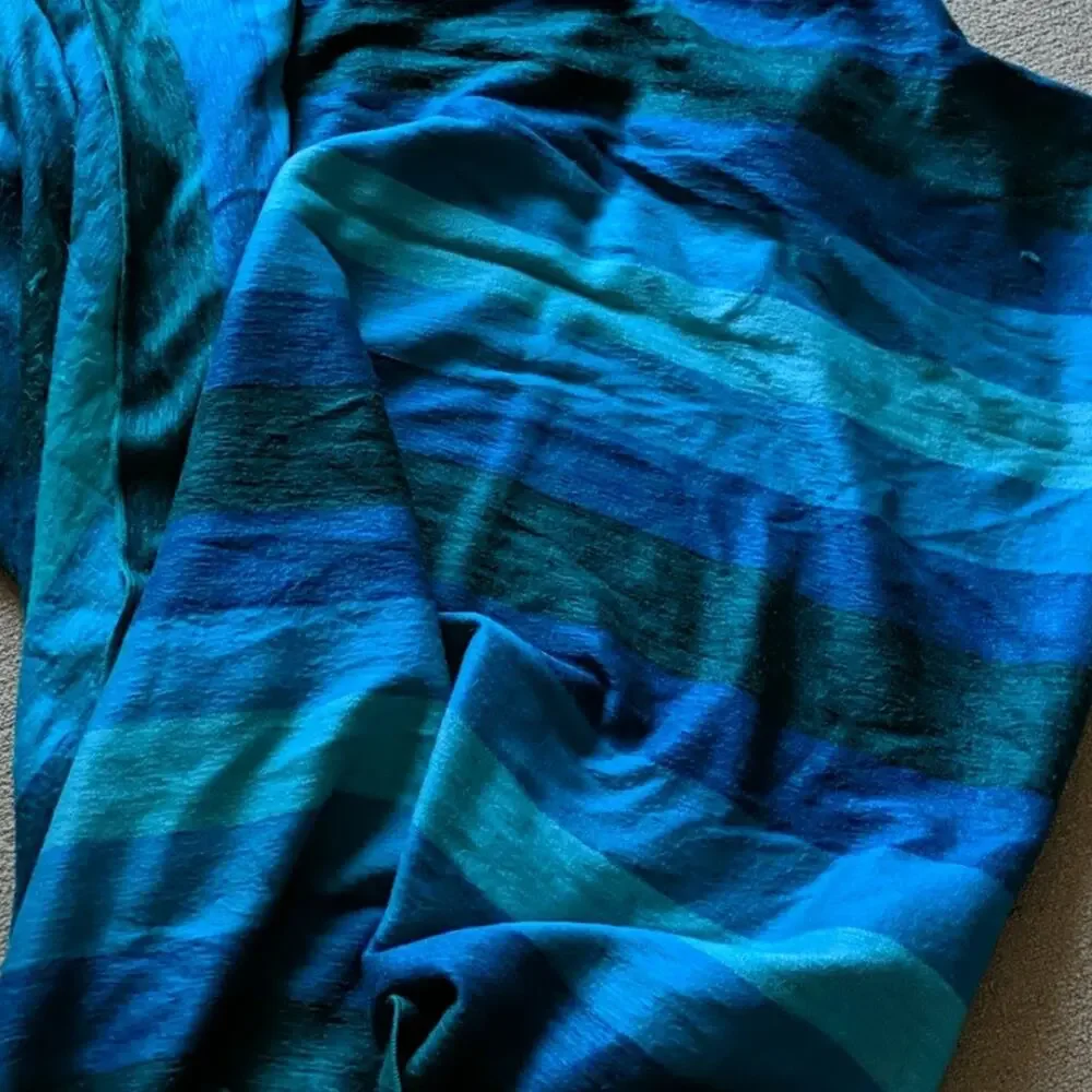NWOT Multi Color Soft Blue Blanket